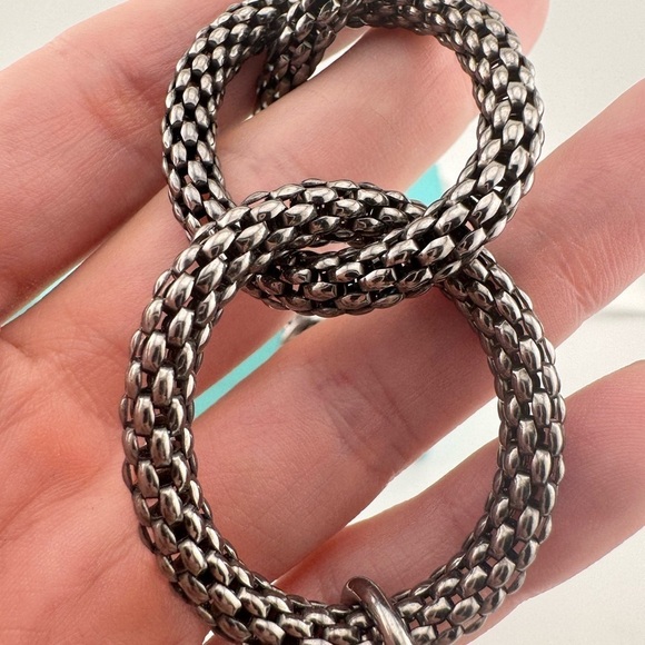 RARE Tiffany & Co. Mesh Toggle Bracelet by Paloma Picasso Sterling Silver - Picture 7 of 8